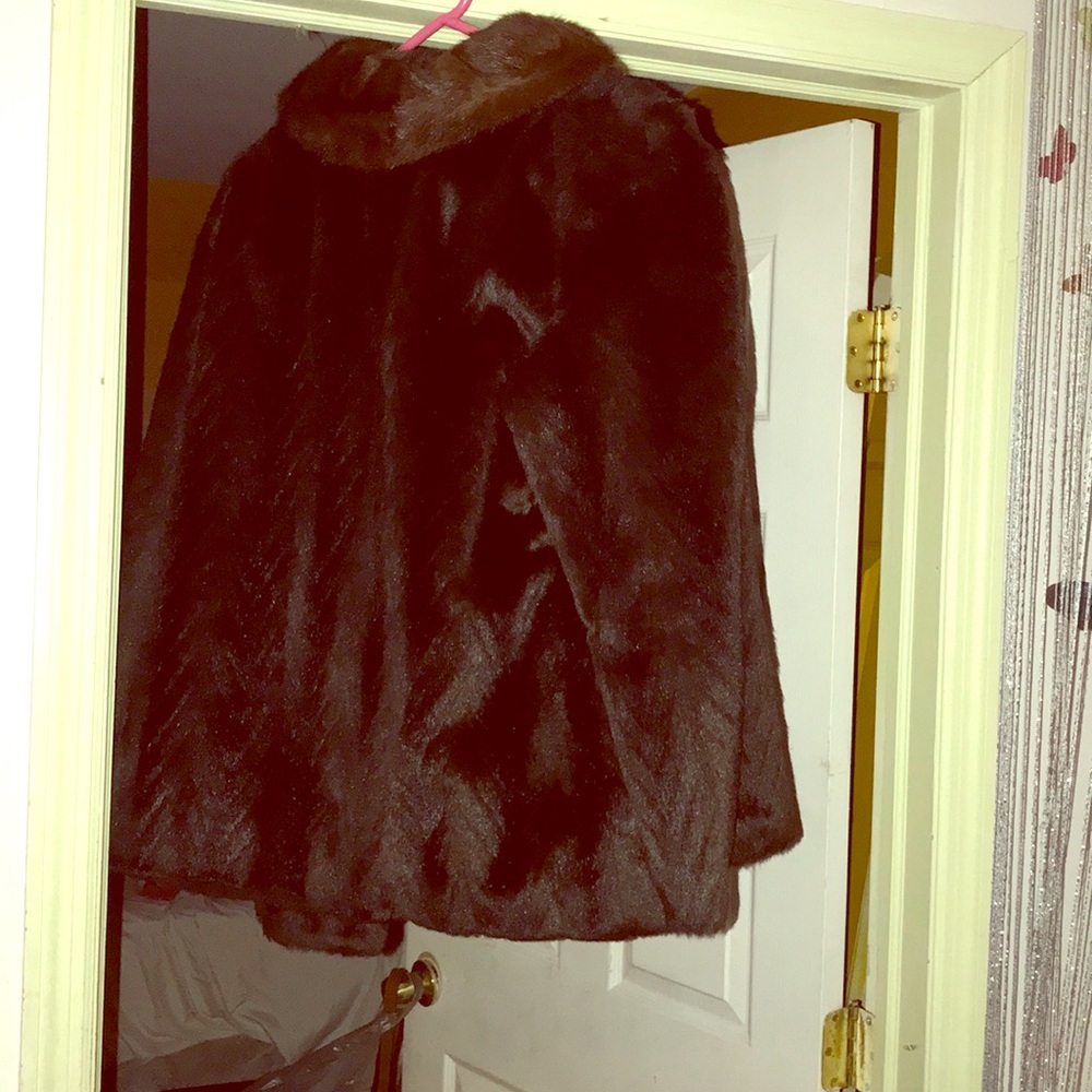 Mini fur coat